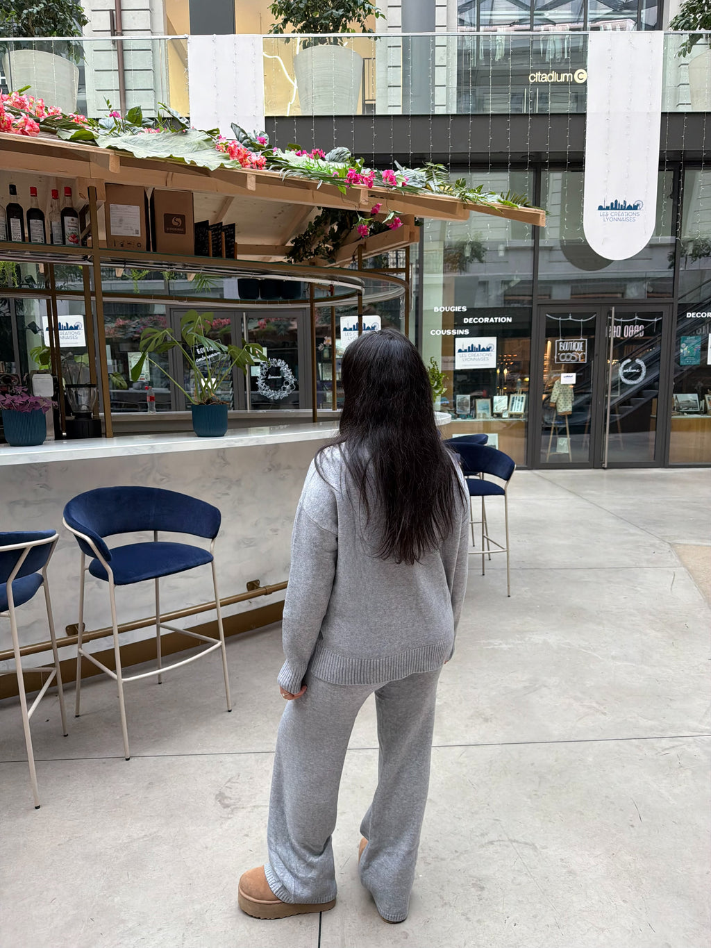 Ensemble casual gris