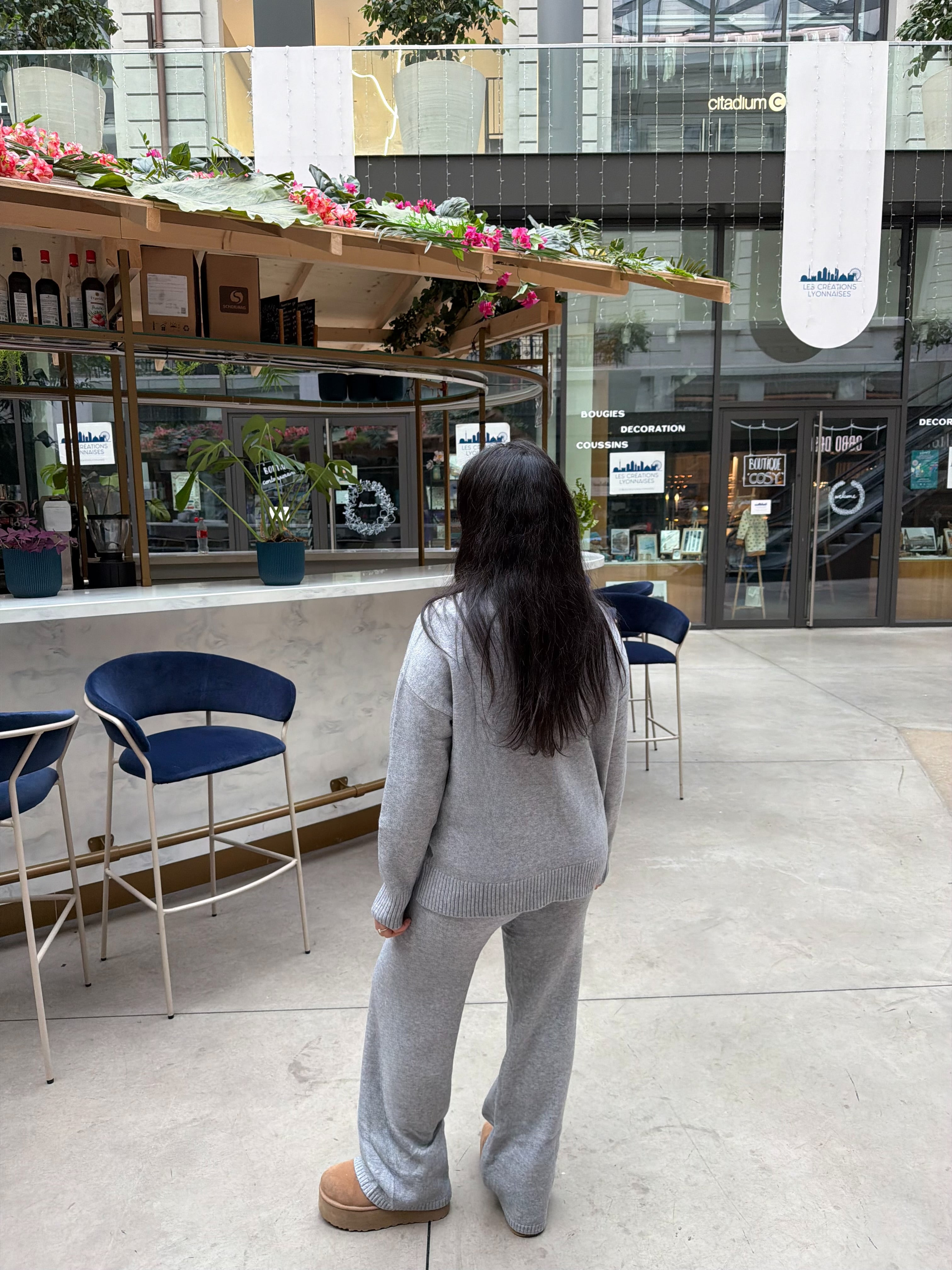 Ensemble casual gris