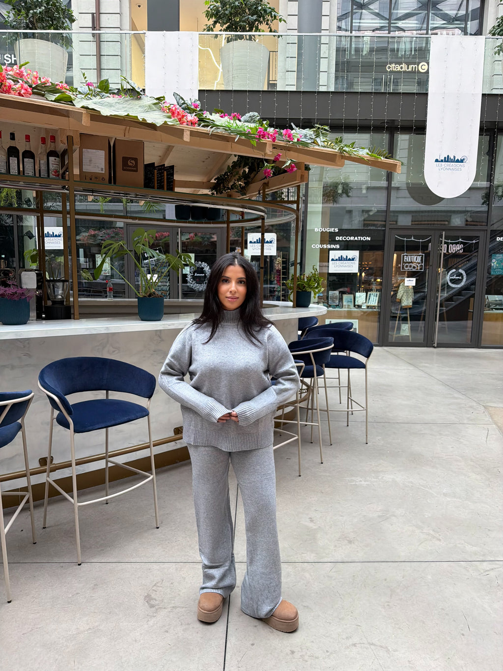 Ensemble casual gris