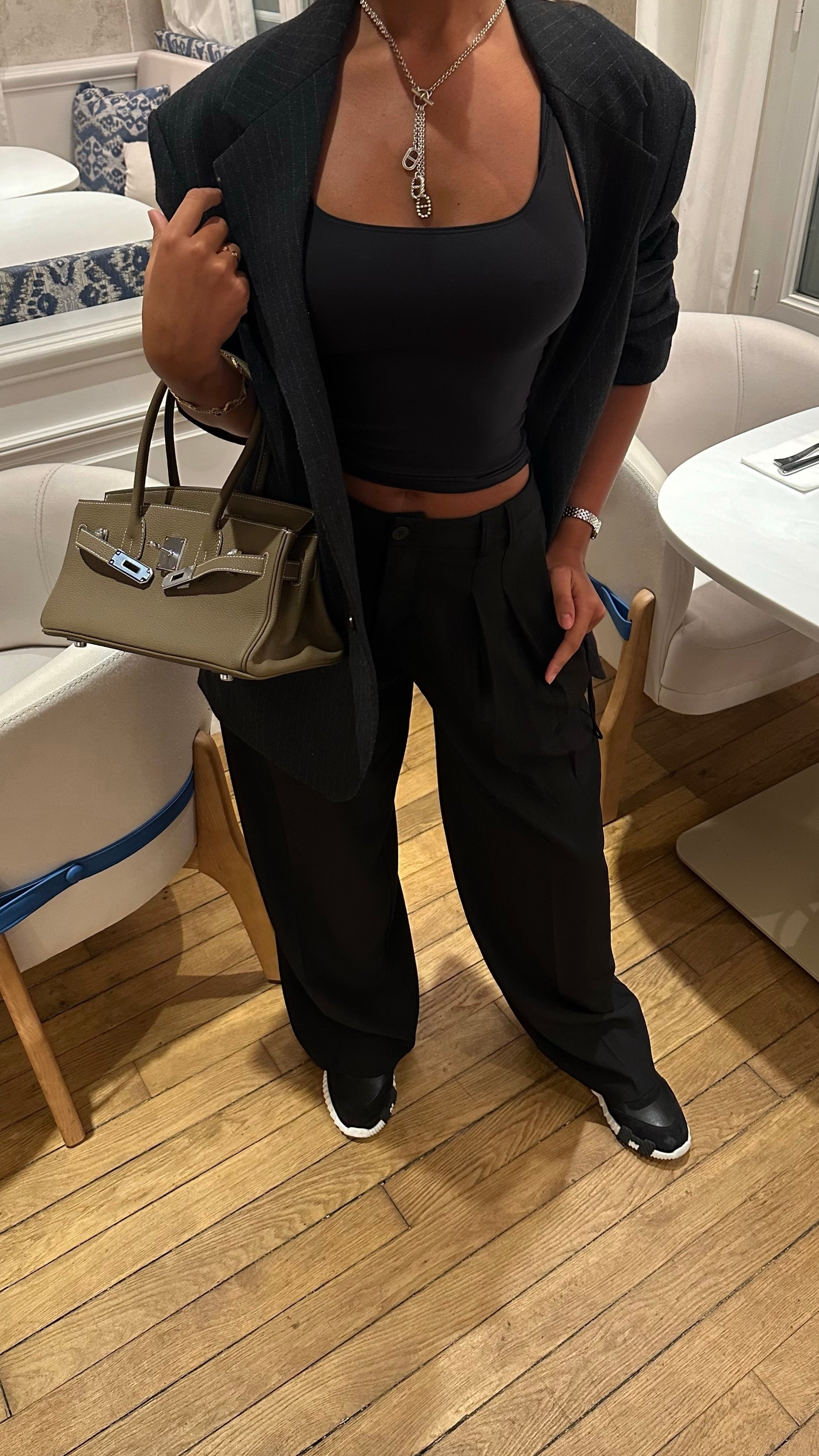 Pantalon large fluide